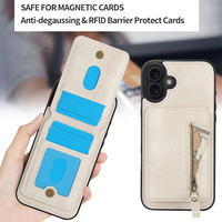 Étui de téléphone portable magnétique en cuir PU avec porte-cartes, étui professionnel pour iPhone 17 Air 16 Plus 15 14 Pro 13 Pro Max 12 11