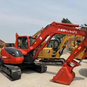 Pièces détachées pour pelle sur chenilles KX185 modèle 2023, poids opérationnel 8 tonnes : chenilles en caoutchouc, moteur, pompe, roulement, moteur électrique - Prix compétitif - Product Image 4