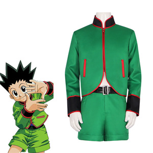 Star's Edge Hunter X Hunter Gon Freecss Cosplay-Kostüm, grüne Jacke, Shorts, Set, Anime-Outfit - Product Image 3