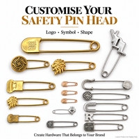 Fabricant OEM de broches de sécurité en métal personnalisées de haute qualité pour cadeaux d'affaires