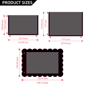 Cadre photo magnétique en PVC Jitai 19x13cm pour affichage mural et utilisation sur réfrigérateur - Product Image 3