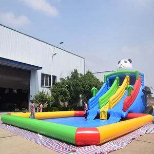 Toboggan aquatique gonflable de style commercial, en PVC, capacité 100-500 kg, équipement de divertissement extérieur pour <span class=keywords><strong>parcs</strong></span> et piscines - Product Image 2