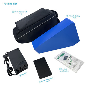 48V 52V 20Ah 30Ah 40Ah Driehoekige Li-ion Accu Pack voor Hardtail Mountainbike Full Suspension MTB E-bike Gravelbike E-bike 52V - Product Image 4