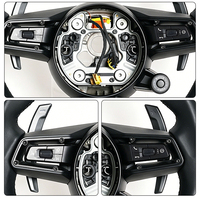 Volant en cuir personnalisé amélioré avec revêtement en plastique pour Porsche Cayenne 2024-2026 9PY E-Hybrid