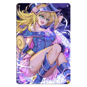 Anime Girls kızlar Metal tabelalar plak duvar dekorasyon Vintage posterler demir boyama adam mağara ev Cafe oyun odası kulübü Bar - Product Image 5