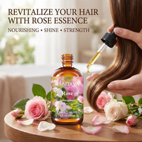Huile Essentielle de Rose Marque Blanche 120ml Flacon Compte-gouttes OEM ODM Personnalisé