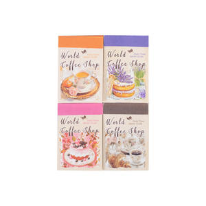 Monde Café Série Café Thème Autocollants Décoratifs 50 pcs/pack Livre Manuel Collage En-tête Autocollant Ensemble - Product Image 5