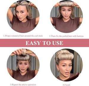 Al por mayor: Planchas flexibles para el cabello de todos los tipos, secador de pelo nocturno con material suave, requiere calor. - Product Image 5