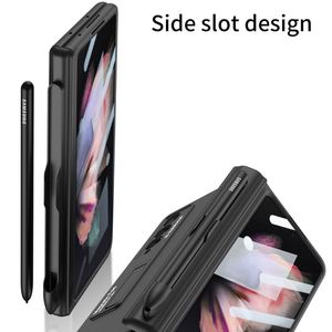 Pour Samsung Z Fold 5 Pro étui de téléphone portable charnière écran pliant PC antichoc <span class=keywords><strong>Flip</strong></span> Cover <span class=keywords><strong>Compatible</strong></span> Z Fold <span class=keywords><strong>4</strong></span> <span class=keywords><strong>3</strong></span> protecteur - Product Image 3