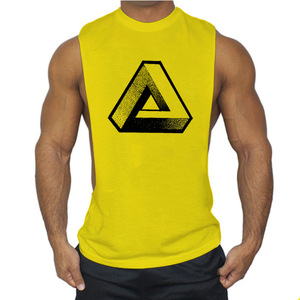 MKAS Custom Print 100% algodón Entrenamiento Tank Top Golds Mens <span class=keywords><strong>Gym</strong></span> Vest - Product Image 4