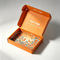 Cajas de Envío de Papel Kraft con Logotipo Personalizado Impreso con Tinta de Soya, Caja de Cartón Corrugado de Alta Calidad, Caja de Cartón Mate para Regalos