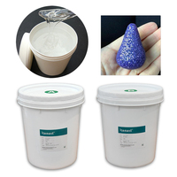 Vente d'usine Hanast Softness Silicone liquide transparent Elastoma Non toxique Beauté Ovale Bicolore Isolation électrique