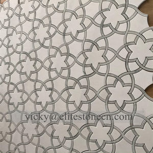 <span class=keywords><strong>Carrelage</strong></span> de mosaïque en marbre de fleurs multicolores de Carrare moderne <span class=keywords><strong>Parquet</strong></span> bon marché pour application au sol, mur <span class=keywords><strong>et</strong></span> salle de bain pour hôtels - Product Image 5