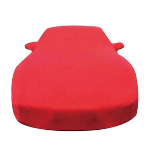 Chất lượng cao siêu mềm màu đen satin co giãn đàn hồi xe có thể giặt và thoáng khí để bảo vệ chống bụi trong nhà - Product Image 3