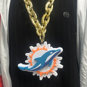 Vente en gros conception personnalisée de haute qualité pour l'équipe NFL & <span class=keywords><strong>NBA</strong></span> collier de fans en mousse 3D EVA nouveauté chaîne promotionnelle pour les fans acclamant - Product Image 5