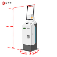 Kios Pembayaran Tunai Layanan Mandiri KER, Mesin Penukaran Mata Uang, Dispenser Kartu Check-in Hotel, SDK, Tipe Lantai, Android/Windows