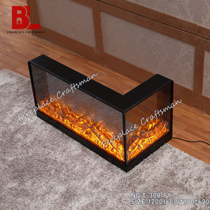 Cheminée électrique encastrable à deux côtés en acier haute teneur en carbone de 47 pouces, modèle T-308 - Product Image 4