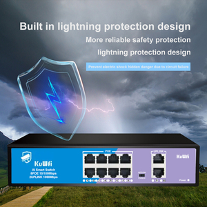 OEM KuWFi Gigabit Managed 8 Port <strong>Circuits</strong> Board Edge 52v 120w Tp Link 1000mbps Poe <strong>Switch</strong> for <strong>Computer</strong> <strong>Networks</strong> - Product Image 3