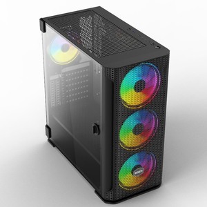 Le bureau d'OEM ARGB a trempé la <span class=keywords><strong>tour</strong></span> ATX d'ordinateur Gamer Box <span class=keywords><strong>PC</strong></span> jouant au milieu - Product Image 2