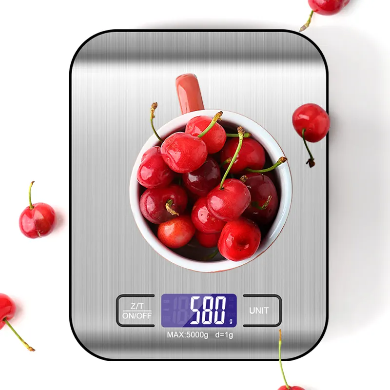 Balance alimentaire numérique en acier inoxydable, 5Kg, Balance de poids, nouvelle Balance de cuisine, offre spéciale
