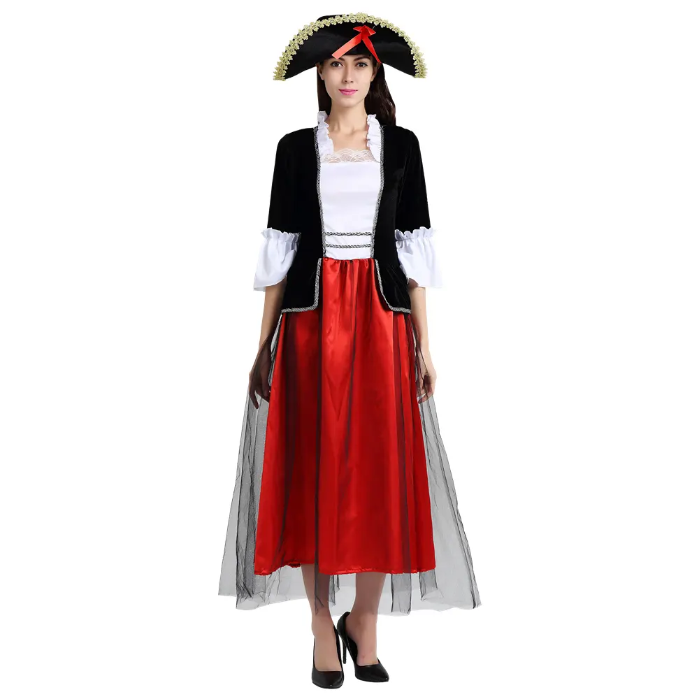 Cosplay Halloween Costume da pirata femminile adulto Sexy di Halloween di qualità superiore divertente
