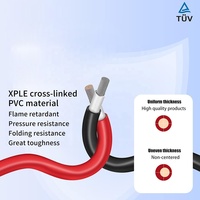 Fabrikpreis XLPO-isoliertes DC-Solar-Photovoltaik-Kabel 4mm 6mm² 2x4mm 2x6mm mit mehradrigem Kupferleiter und verzinntem Draht