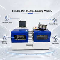 Machine de moulage par injection de plastique automatique de bureau, 10 tonnes, pour petites pièces en plastique avec matériaux PET/ABS/PP/PC