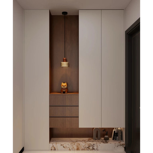 Modern Wooden Home <strong>Shoes</strong> Rack <strong>Shelf</strong> Cabinet <strong>Storage</strong> with Drawer with Door for Entryway - Product Image 3