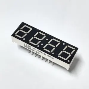 Graphics 0.39 inch Blue 4 Digit 7 segment LED display common anode KEM-3492-BB