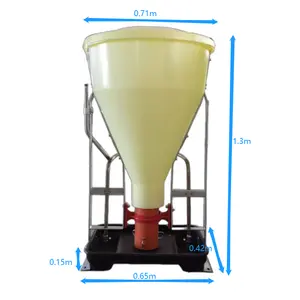 Telaio in ghisa da 100 kg attrezzatura per l'alimentazione di suini bagnati e secchi attrezzatura per suini agricoltura utilizzata per l'allevamento di suini lunga durata