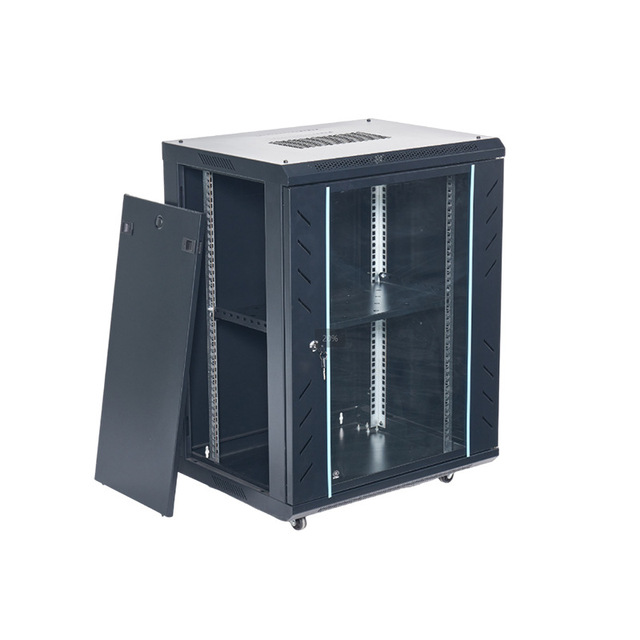4U Network Cabinet 6U/9U Wall-Mounted Rack 12U/15U Equipment Monitoring Enclosure Router/Server Cabinet in Stock Exportable