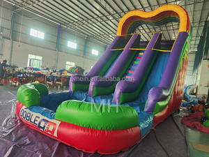 Populaire <span class=keywords><strong>hors</strong></span> <span class=keywords><strong>sol</strong></span> Portable haute qualité <span class=keywords><strong>gonflable</strong></span> parc aquatique <span class=keywords><strong>toboggan</strong></span> <span class=keywords><strong>piscine</strong></span> 8x4x6m 15 capacité 2 ans de garantie pour les enfants - Product Image 2
