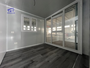 Villa de acero expandible personalizable, casa contenedor prefabricada de diseño contemporáneo, varios tamaños, estilos para uso en oficinas y hoteles - Product Image 2