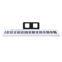 Piano pliable BDMUSIC 88 touches avec MIDI et sensibilité au toucher, clavier musical, piano chinois pour l'exportation