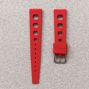 Luxo Mens Tropical FKM <span class=keywords><strong>Rubber</strong></span> Watch Strap 20mm Substituição Sport Band Quick Release Sublimation Respirável Smart Watch <span class=keywords><strong>Belt</strong></span> - Product Image 3