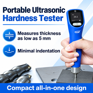 Testeur de dureté ultrasonique portable Linshang LS256 avec deux sondes pour pièces métalliques fines - Product Image 3