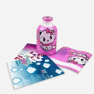 Factory Custom PET/PVC Plastic Shrink Film Printed Label Shrink Sleeve Logo Sticker Can Bottle Packaging Shrink Label