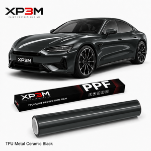 ฟิล์มหุ้มรถยนต์ XP3M เมทัลเซรามิก สีดำด้าน ซาติน TPU  ความหนา 7.5 มิล ซ่อมแซมตัวเองได้ ป้องกันรอยขีดข่วน ป้องกันการเหลือง ขนาด 1.52x15 เมตร - Product Image 1