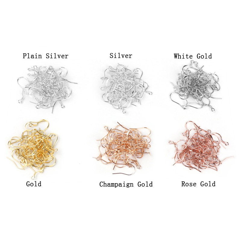 Оптовая продажа позолоченные крюк серьги запчасти 925 стерлингового серебра серьги крючки находка для Diy ювелирных изделий