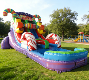 Castillo Inflable Comercial de 15 pies con Tobogán de Agua y Piscina para Fiestas Infantiles - Product Image 3