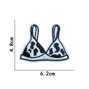 Grande collection de patchs thermocollants brodés à motifs léopard, lapin, étoile, amour, soleil, verre, chapeau, softball, langue pour vêtements - Product Image 4