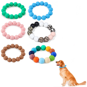 <span class=keywords><strong>Collare</strong></span> <span class=keywords><strong>per</strong></span> <span class=keywords><strong>Cani</strong></span> Baifu Impermeabile in Silicone con Perline, Collana in Silicone <span class=keywords><strong>per</strong></span> <span class=keywords><strong>Cani</strong></span> Piccoli, Medi e Grandi - Product Image 1