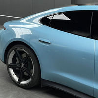 Vinilo para Envoltura de Autos Azul Cristal Metálico, Libre de Burbujas, Apto para Uso Interior y Exterior (Rollo)