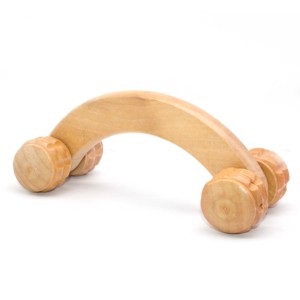 Herramientas de Masaje de Madera Manuales de Cuatro Ruedas, Anticelulitis, Cuidado Corporal, Drenaje Linfático, Masajeador de Madera - Product Image 1