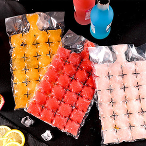 Bolsa <span class=keywords><strong>de</strong></span> Plástico Transparente LDPE Desechable para Cubos <span class=keywords><strong>de</strong></span> Hielo 4x7, Autosellable, para Congelador, Venta Caliente, Suministro <span class=keywords><strong>de</strong></span> Fábrica - Product Image 3