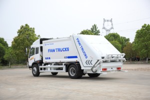 Faw xe tải chở rác để bán phía trước phía sau loader compactor xe tải 6 8 12 25 yard mới được sử dụng - Product Image 5