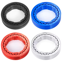 Anneaux de roue en alliage d'aluminium de type C, 4 pièces/ensemble, pour T97074 1/18 RC Crawler, pièces de voiture