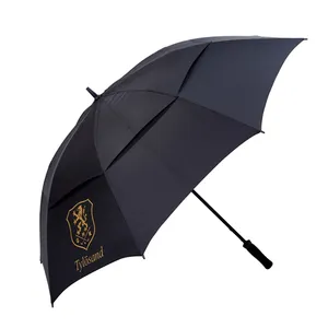 High Quality Umbrella High Quality Double Layers Regenschirm Schwarz 30inch Golf Umbrella Logo Print