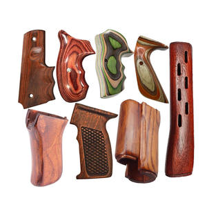Fabrieksretro hardhouten greep houten handvat set vervangende houten handbescherming meubelset voor speelgoed airsoft gelblaster doe-het-zelf handgrepen - Product Image 1