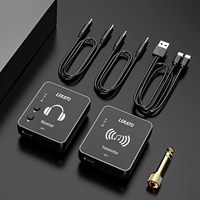 Sistema de Monitoreo Inalámbrico LEKATO MS-1 de 2.4GHz, Transmisor y Receptor Estéreo con Clip para Equipos de Escenario, Muchos Modelos